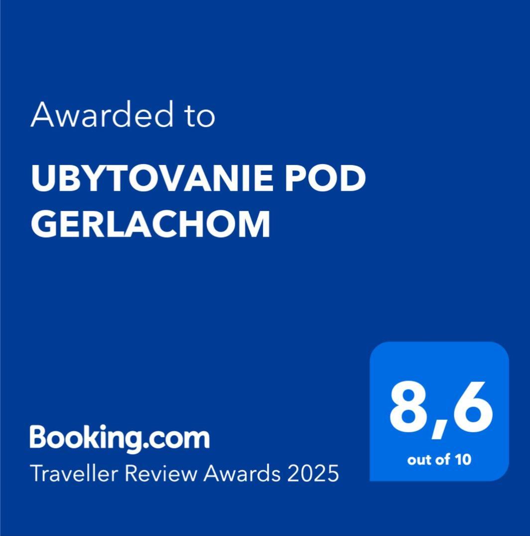 Ubytovanie Pod Gerlachom Vysoke Tatry Bagian luar foto